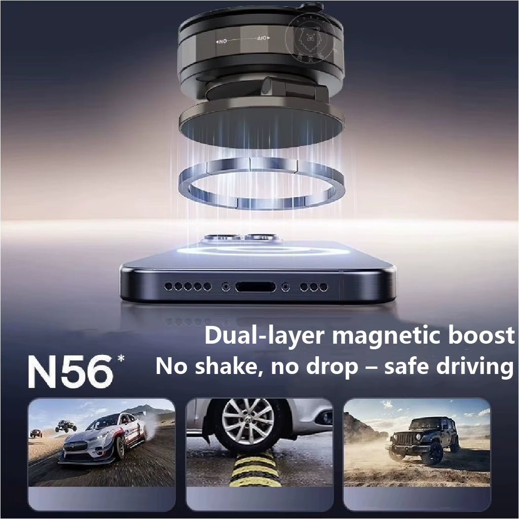 360° Rotatable Magnetic Phone Holder That Won'T Fall Off, Bumpy Road Proof Car Mount, Universal Magnetic for Multiple Scenarios
